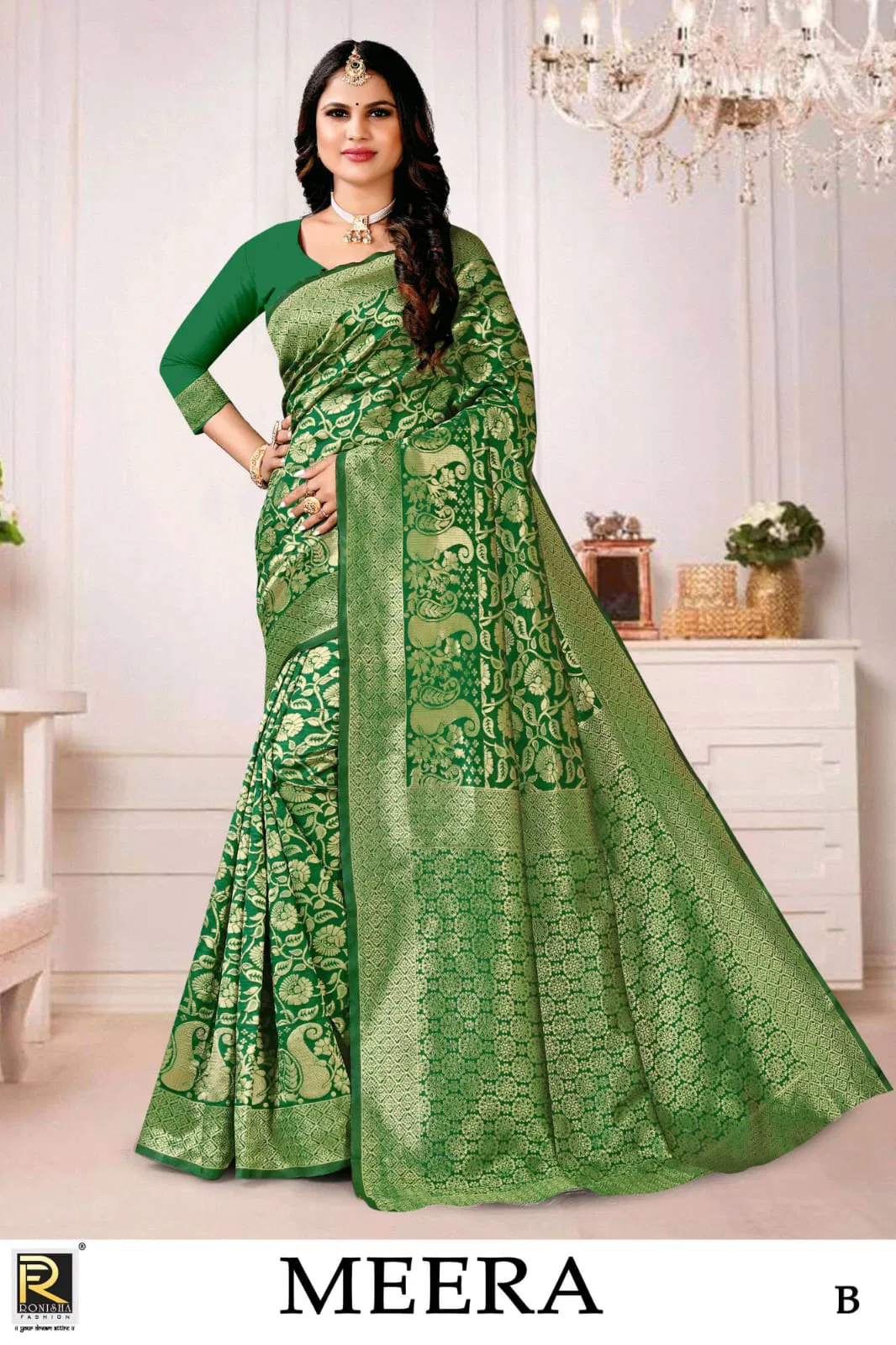 Ronisha Meera Ethnic Wear Wholesale Designer Sarees Catalog