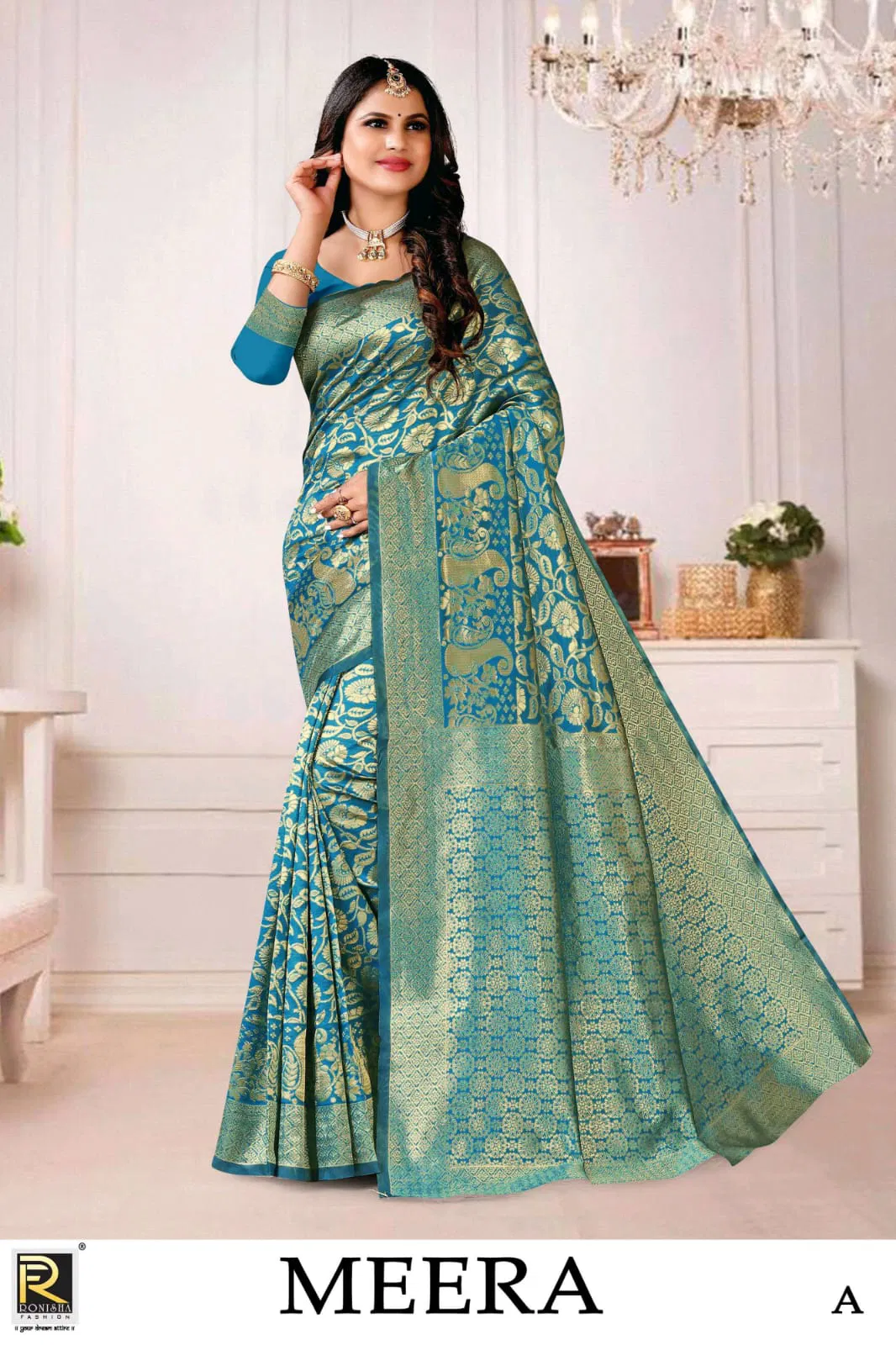 Ronisha Meera Ethnic Wear Wholesale Designer Sarees Catalog