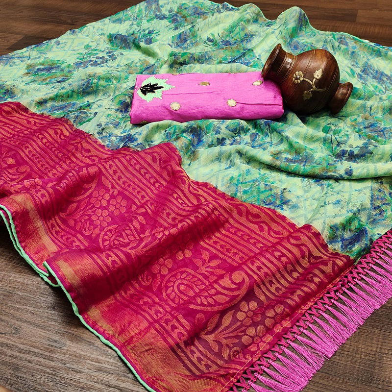 Mihira 53 Wholesale Printed Chiffon Non Catalog Sarees