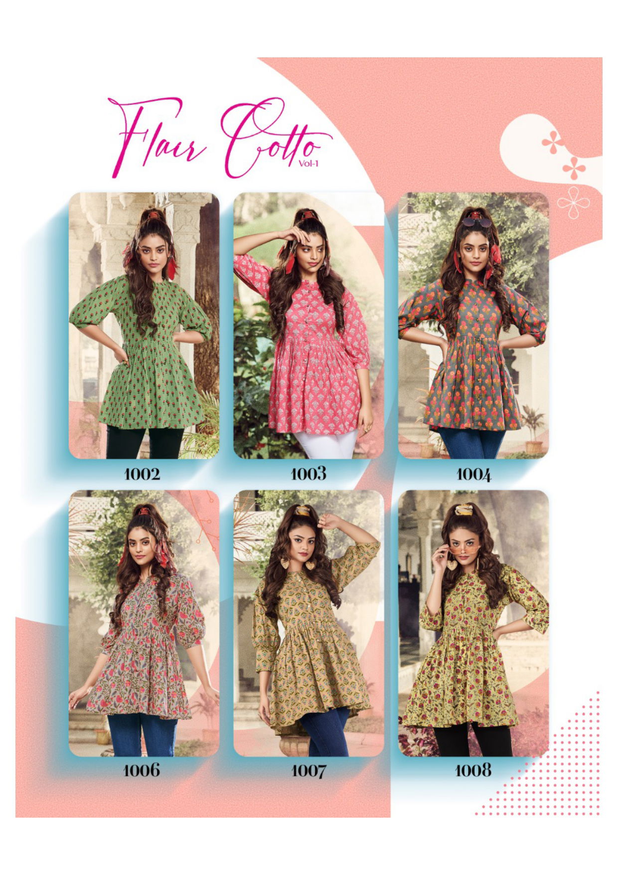 Flair Cotto Vol 1 By Passion Tree Cotton Printed Wholesale Ladies Top