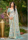 Mishri Vol 1 By Kashvi Dull Moss Printed Saree Wholesale Suppliers In Inda
