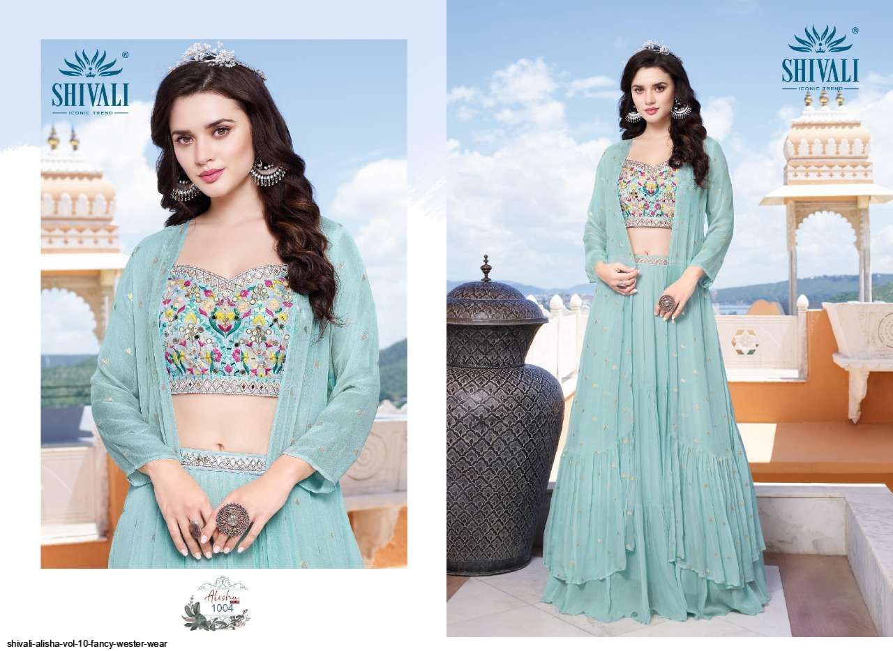 Shivali Alisha 10 Latest Designer Fancy Western Wear Collection
