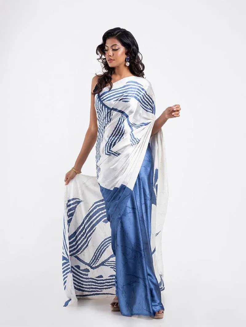Sf Sizzler 5 Digital Printed Japan Satin Fancy Saree Wholesale Suppliers In Mumbai