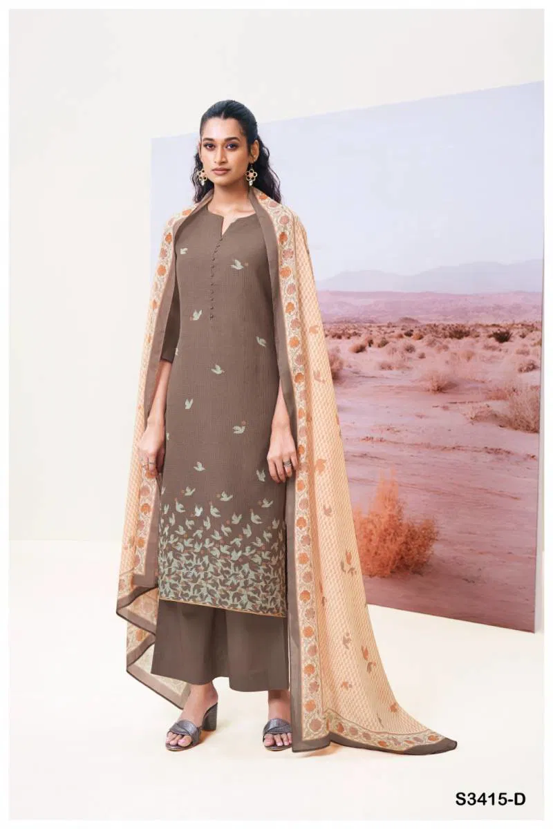 Abeeha By Ganga Bemberg Cotton Fancy Salwar Suit Wholesale Market In Surat With Price
