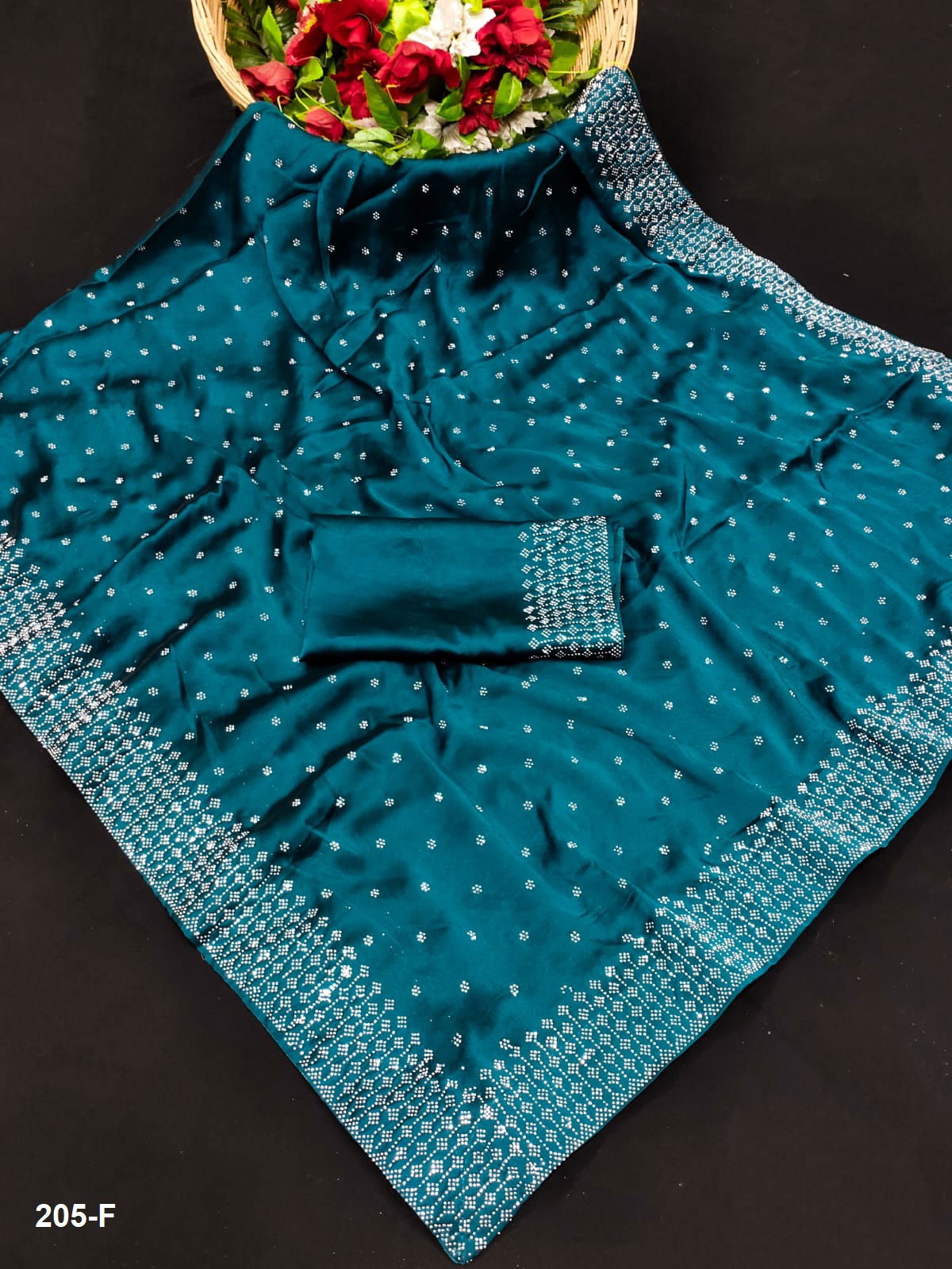 205 A To H By Suma Designer Rangoli Sarees Wholesale Online