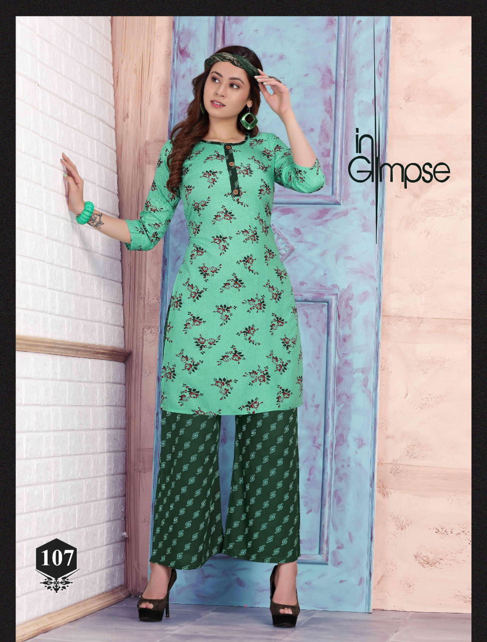 Prinal Rosy Latest Fancy Designer Casual Wear Rayon Printed Kurtis With Bottom Collection
