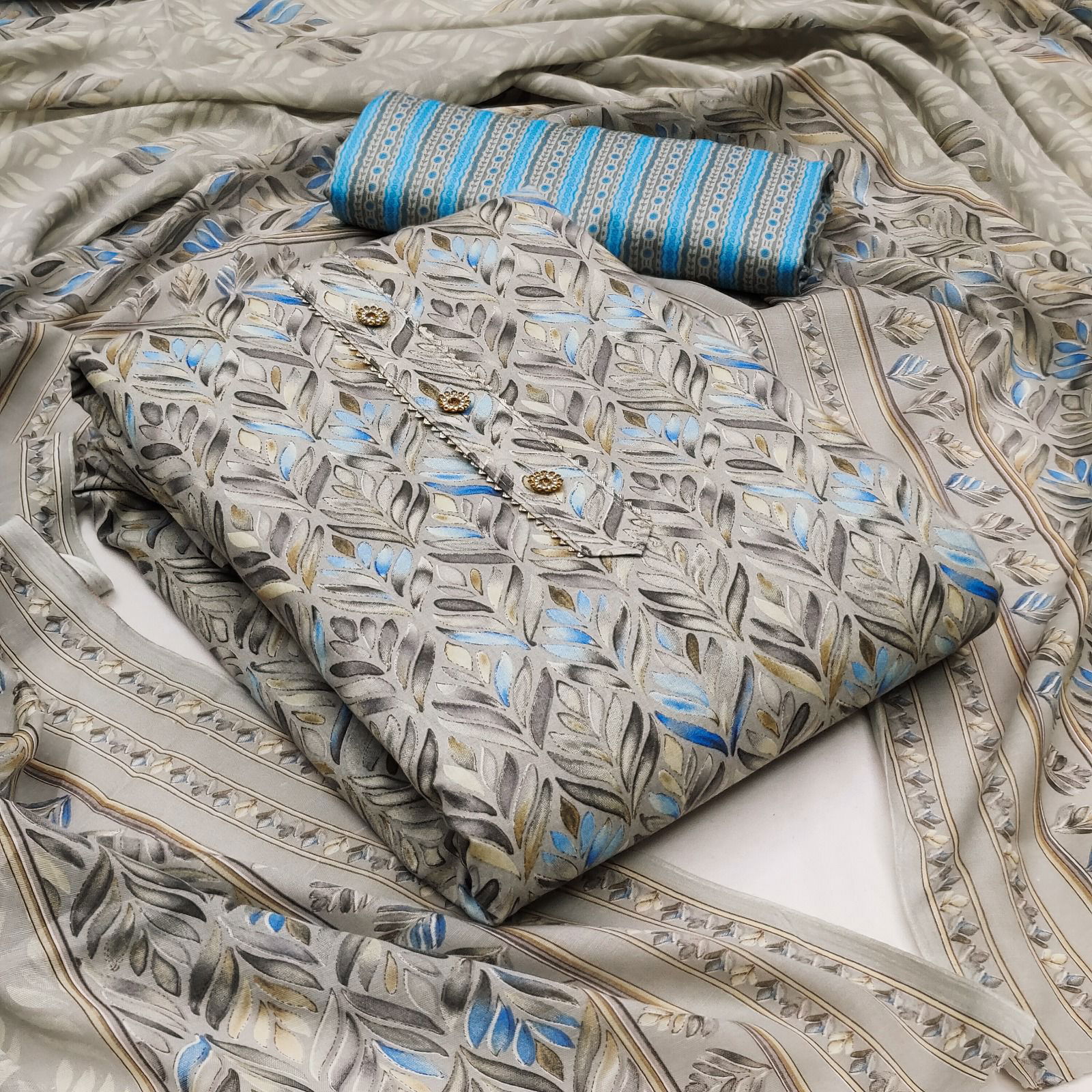 Renuka 10 Color Set Printed Cotton Dress Material Catalog