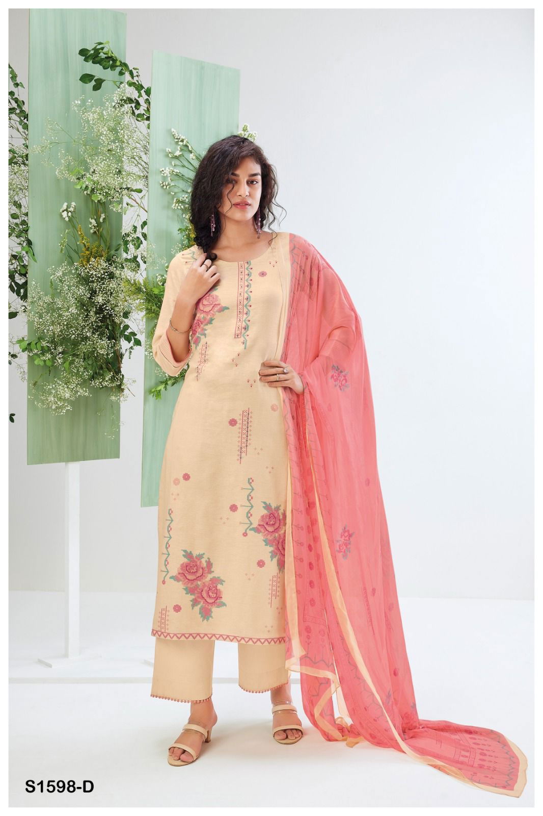 Hemani S1598 By Ganga Designer Salwar Suits Catalog