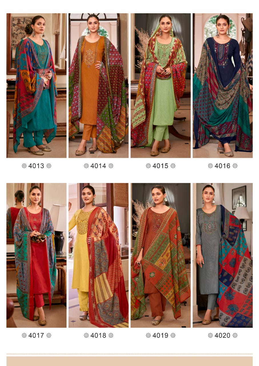 Panihari By Levisha 4013-4020 Cotton Dress Material Catalog