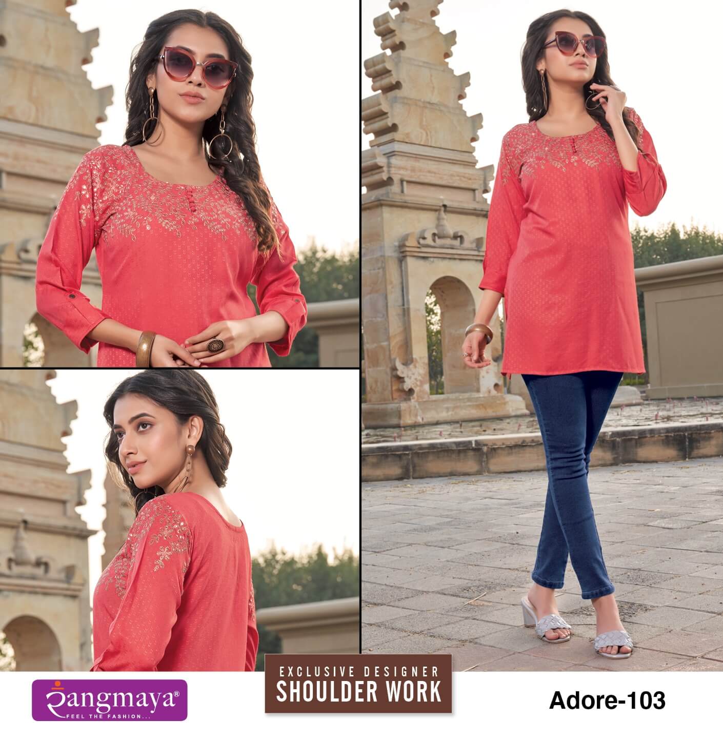 Adore By Rangmaya 101-108 Western Ladies Top Catalog