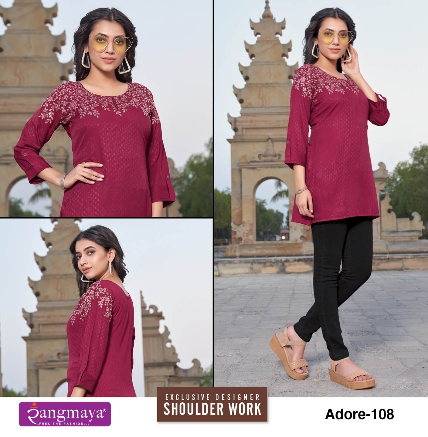 Adore By Rangmaya 101-108 Western Ladies Top Catalog