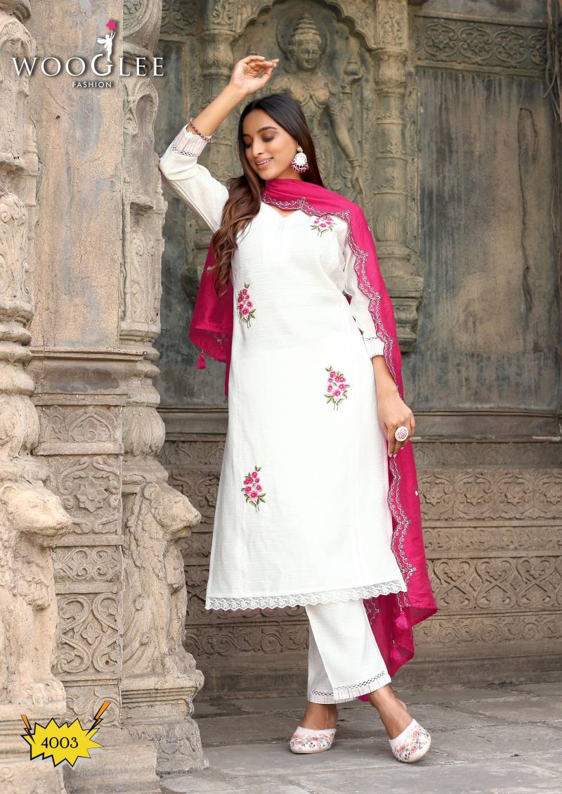 Saugaat Viscose By Wooglee Weaving Kurti Bottom With Dupatta Exporters In India