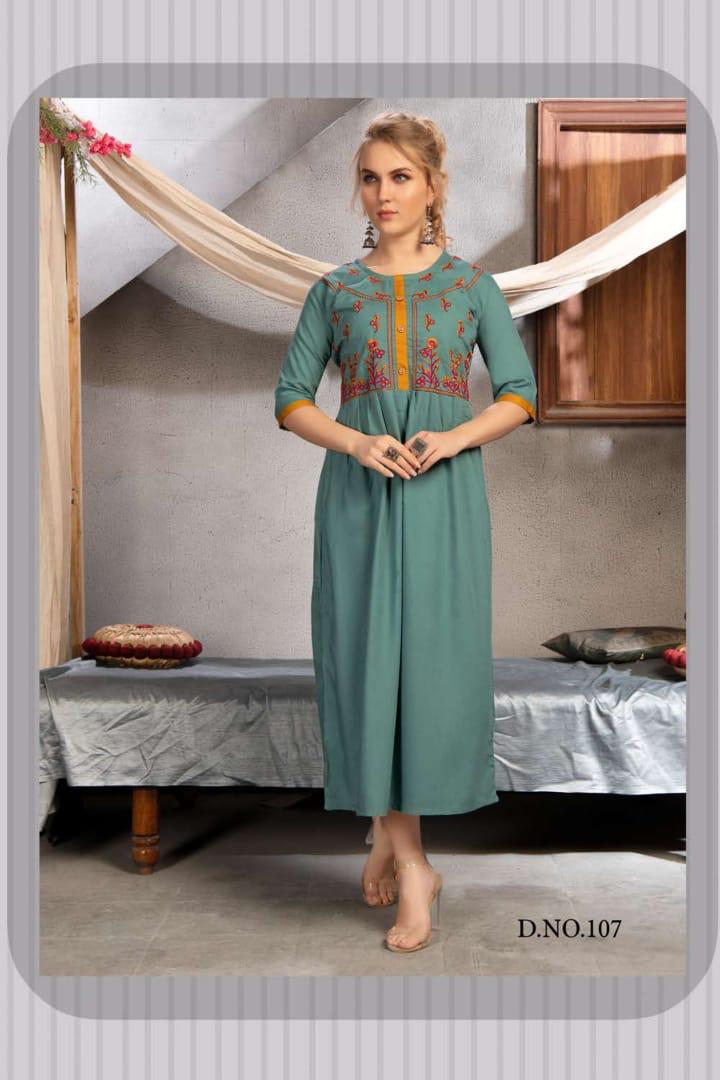 Ft Saheli Launch New Design Daily Wear Heavy Rayon Kurtis