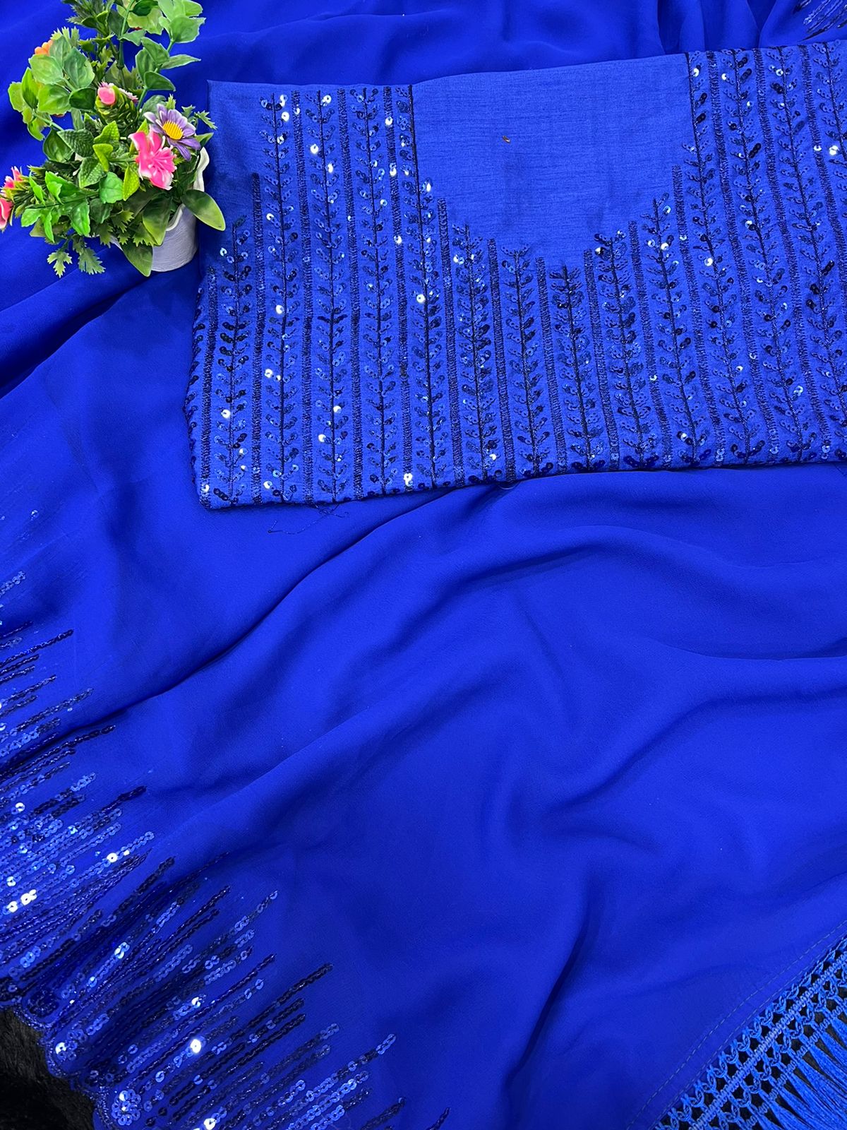 BT 279 Georgette Party Wear Saree Exporters In India