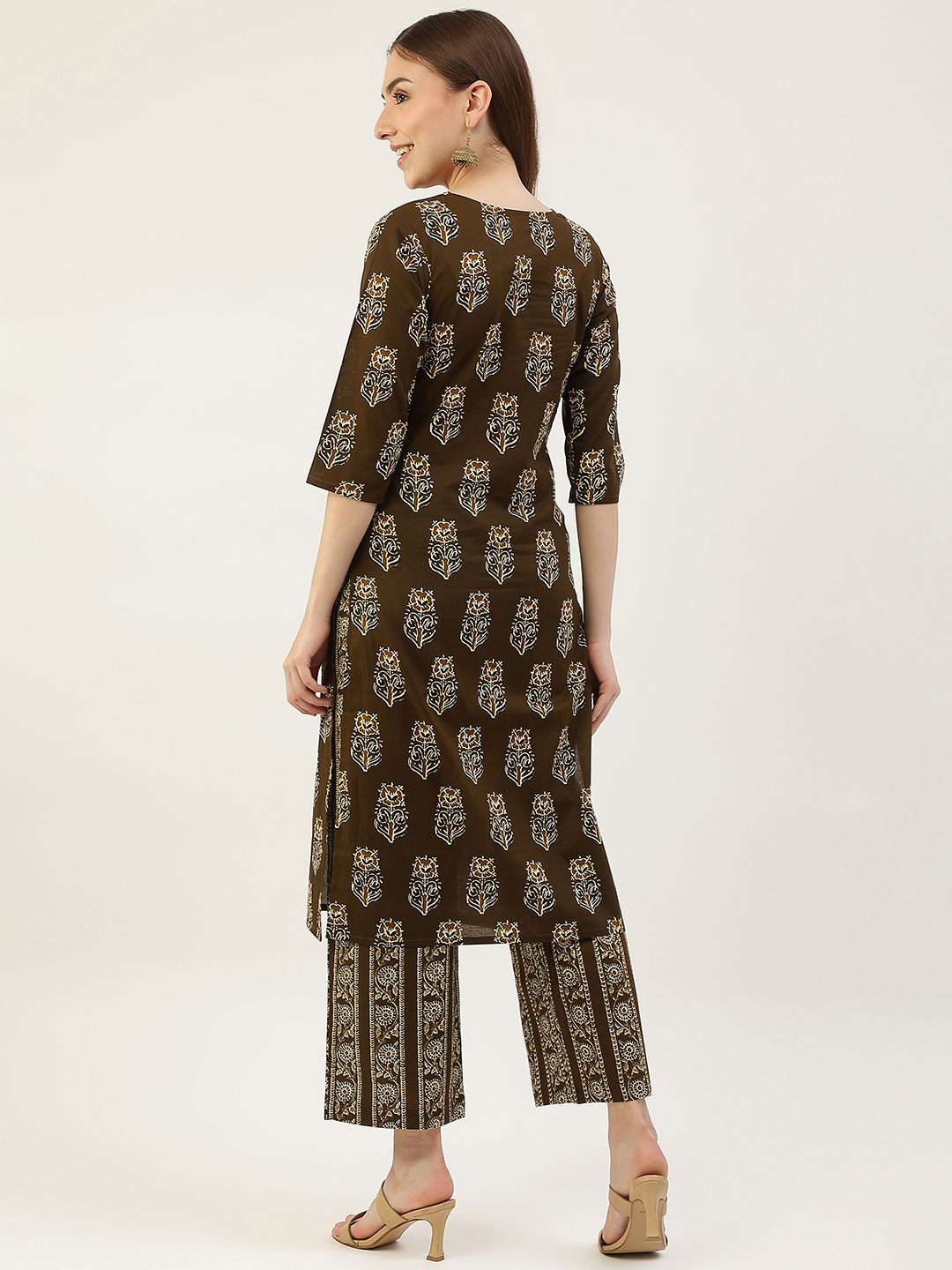 Fiorra SET0000 02 Printed Cotton Kurti With Palazzo Wholesale Market In Mumbai
