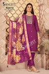 Romiyo By Sangeet Roman Silk Kurti With Bottom Dupatta Wholesale Market In Surat
