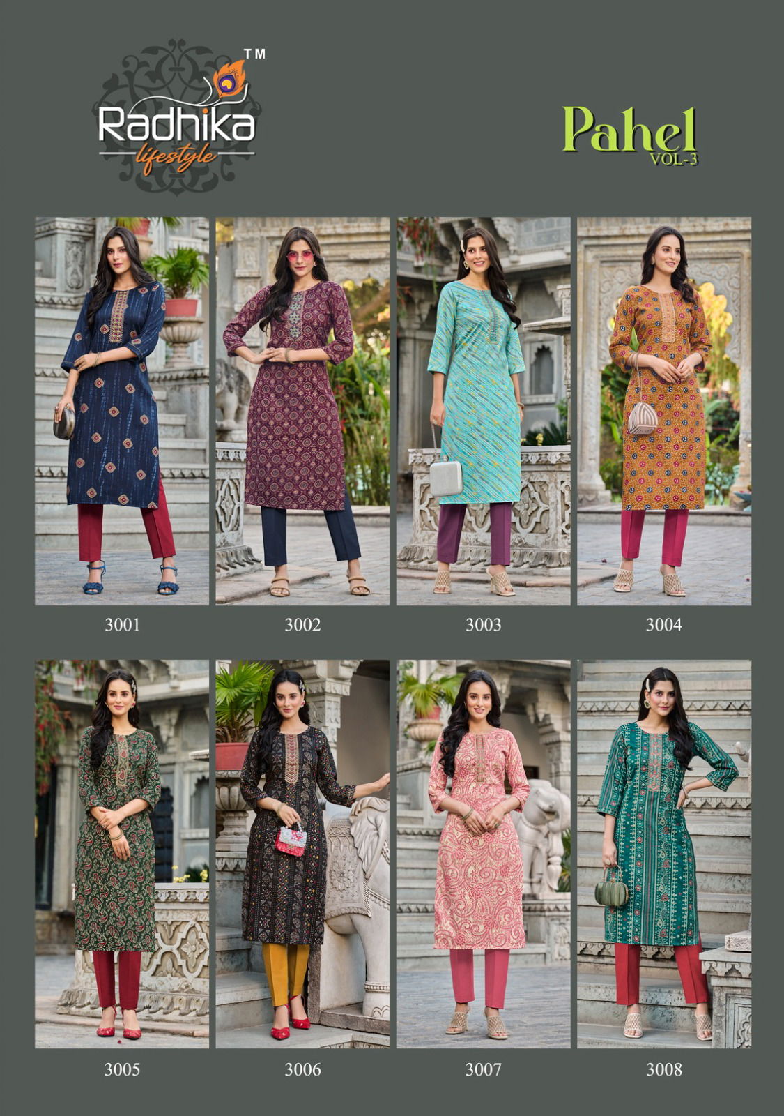 Radhika Pahel Vol 3 Long Designer Kurtis Catalog