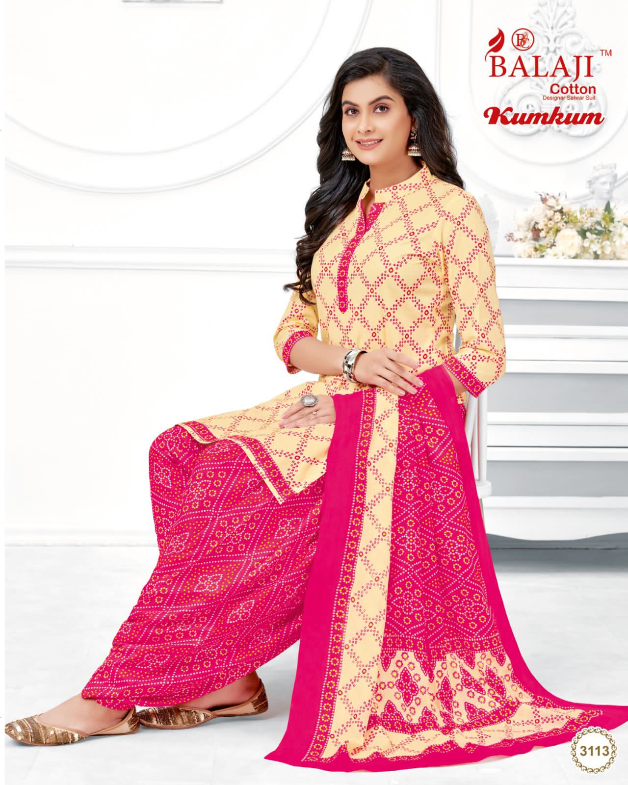 Balaji Kumkum Vol 31 Printed Cotton Dress Material Catalog