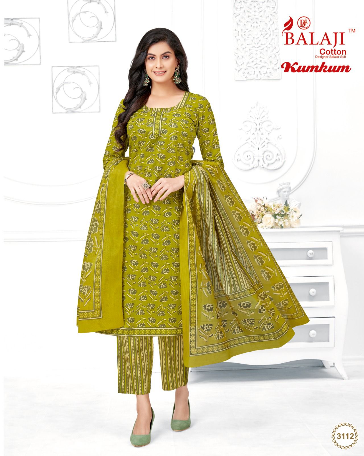 Balaji Kumkum Vol 31 Printed Cotton Dress Material Catalog