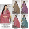 Sf 5643 A To D By Shree Fancy Lining Organza Pakistani Salwar Suits