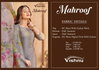 Mahroof By Vishnu Moss With Zarkan Dress Material Wholesale Price In Surat