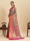 Maahi 206 Kanjivaram Silk Zari Worked Premium Saree Wholesale Clothing Suppliers In India