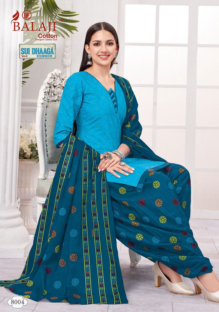 Sui Dhaga Vol 8 By Balaji Printed Cotton Dress Material Catalog