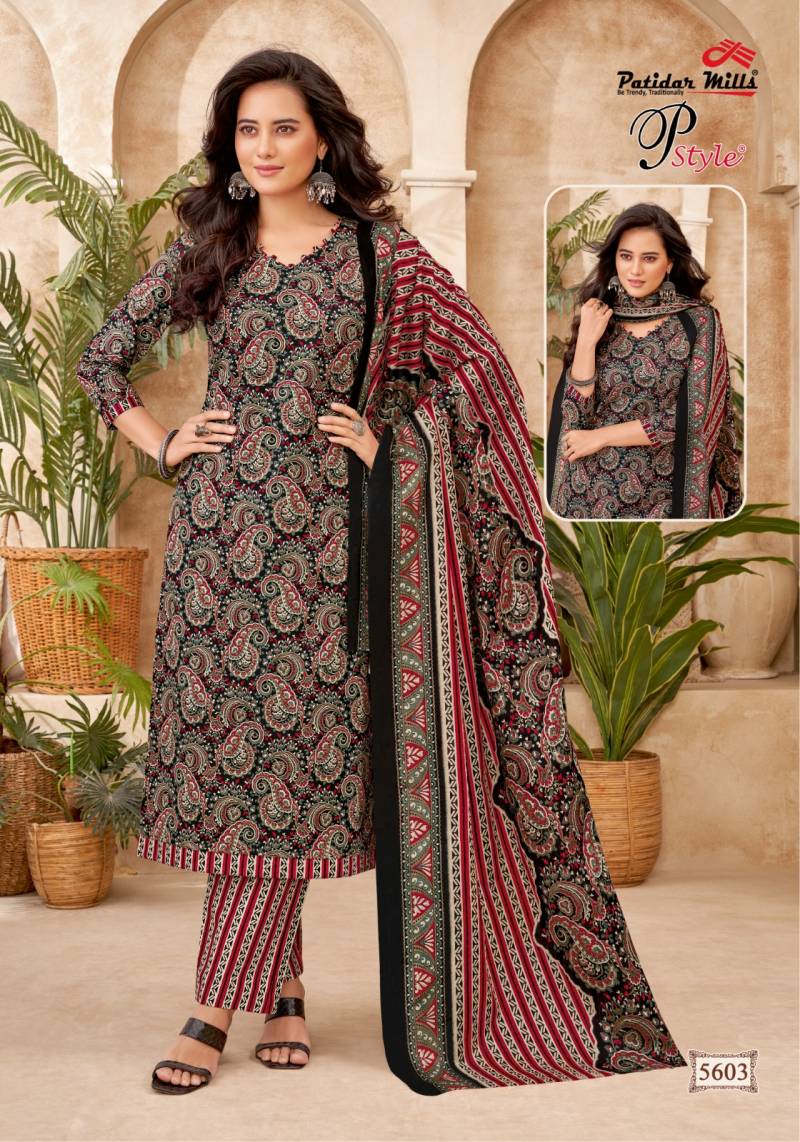 Patidar P Style Vol 56 Cotton Printed Dress Material Wholesale Market In Surat With Price