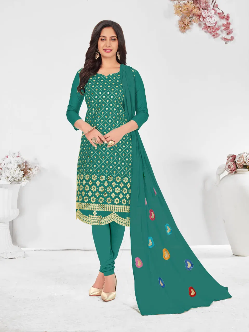 Cotton Sequence 1 Fancy Casual Daily Wear Dress Material Collection