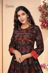 Kirtan Amayra Fancy Designer Ethnic Wear Rayon Anarkali Long Kurti Collection