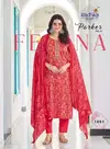 Parker Vol 1 By Radhika Jam Satin Kurti With Bottom Dupatta Exporters In India