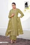 Mughal By Sahiba Organza Wholesale Dress Material Suppliers In Mumbai
