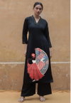 7123 Beautiful Soft Tesla Slub Embroidery Top With Bottom Wholesalers In Surat