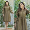 Naisha K 245 Stylish Cotton Embroidered Frock Wholesale Market In Surat