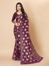 Pan Patta Designer Gold Printed Designer Sarees Wholesale Clothing Suppliers In India