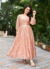 Ctz Padmaja Chinon Crepe Balloon Sleeves Fancy Online Gown Wholesale
