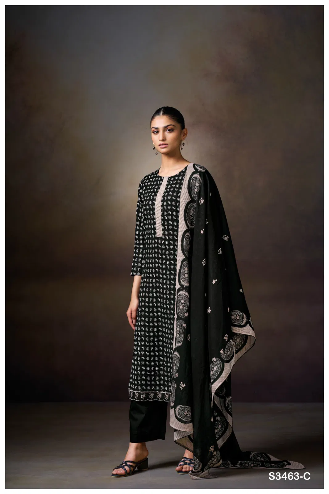 Natyah 3463 By Ganga Cotton Khadi Designer Salwar Suit Orders In India