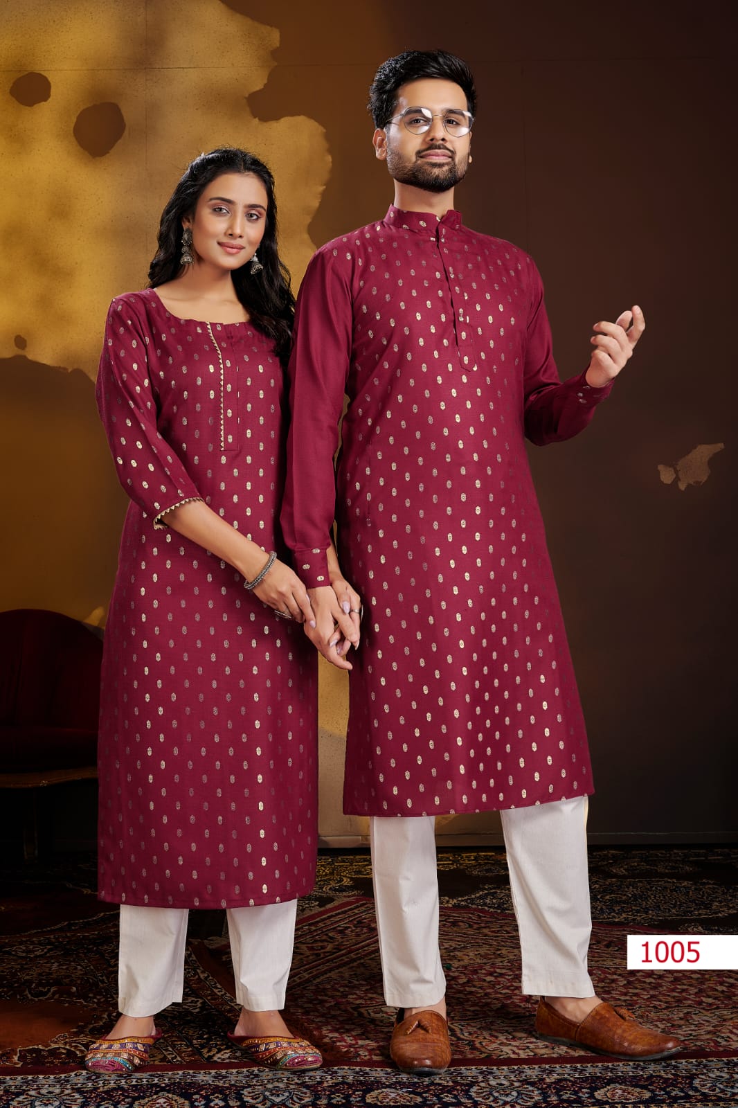 Banwery Fancy Party Wear Couple Dream Cotton Kurti With Pant Designer Collection
