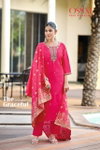 Heer By Ossm Viscose Roman Silk Online Kurti With Bottom Dupatta Wholesale Market
