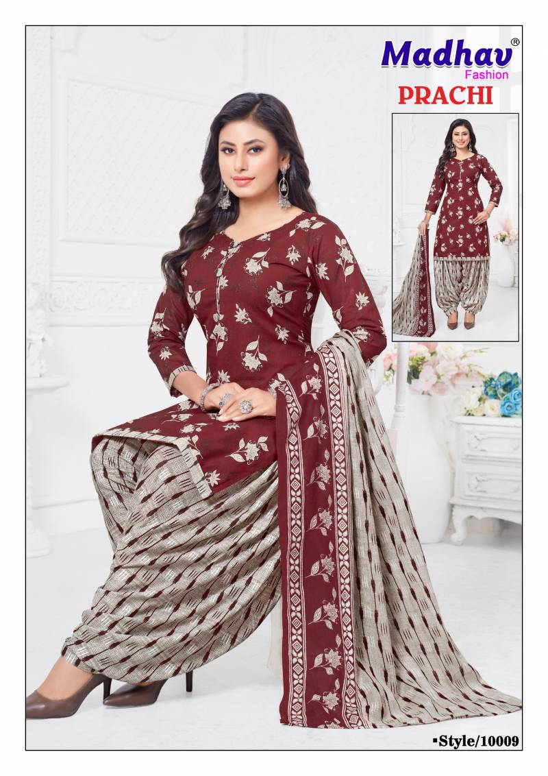 Prachi Vol 10 By Madhav Cotton Printed Dress Material Wholesale Price In Surat
