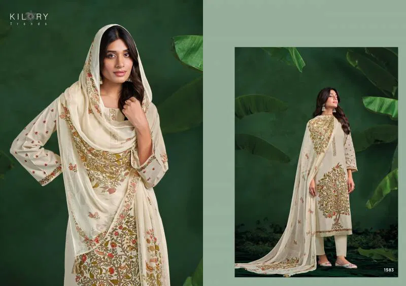 Rosemeen By Kilory Lawn Cotton Printed Salwar Kameez Orders In India