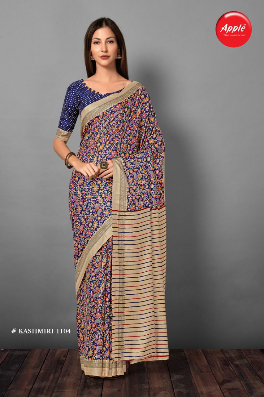 APPLE KASHMIRI VOL-11 Latest Collection Of Regular Wear Fancy Pashmina Silk saree