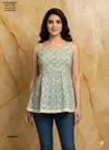 Naisha K 379 Vol 2 Cotton Print Casual Wear Slevee Less Short Top Bulk Orders In India