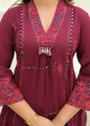 Naisha K 355 Cotton Applic Work Kurti With Pant And Dupatta Wholesale Market Surat