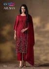Arusha By Vipul Net Heavy Beads Work Designer Salwar Suits
