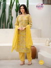 Siri Vol 4 By Radhika Rayon Printed Kurti With Bottom Dupatta Suppliers In India
