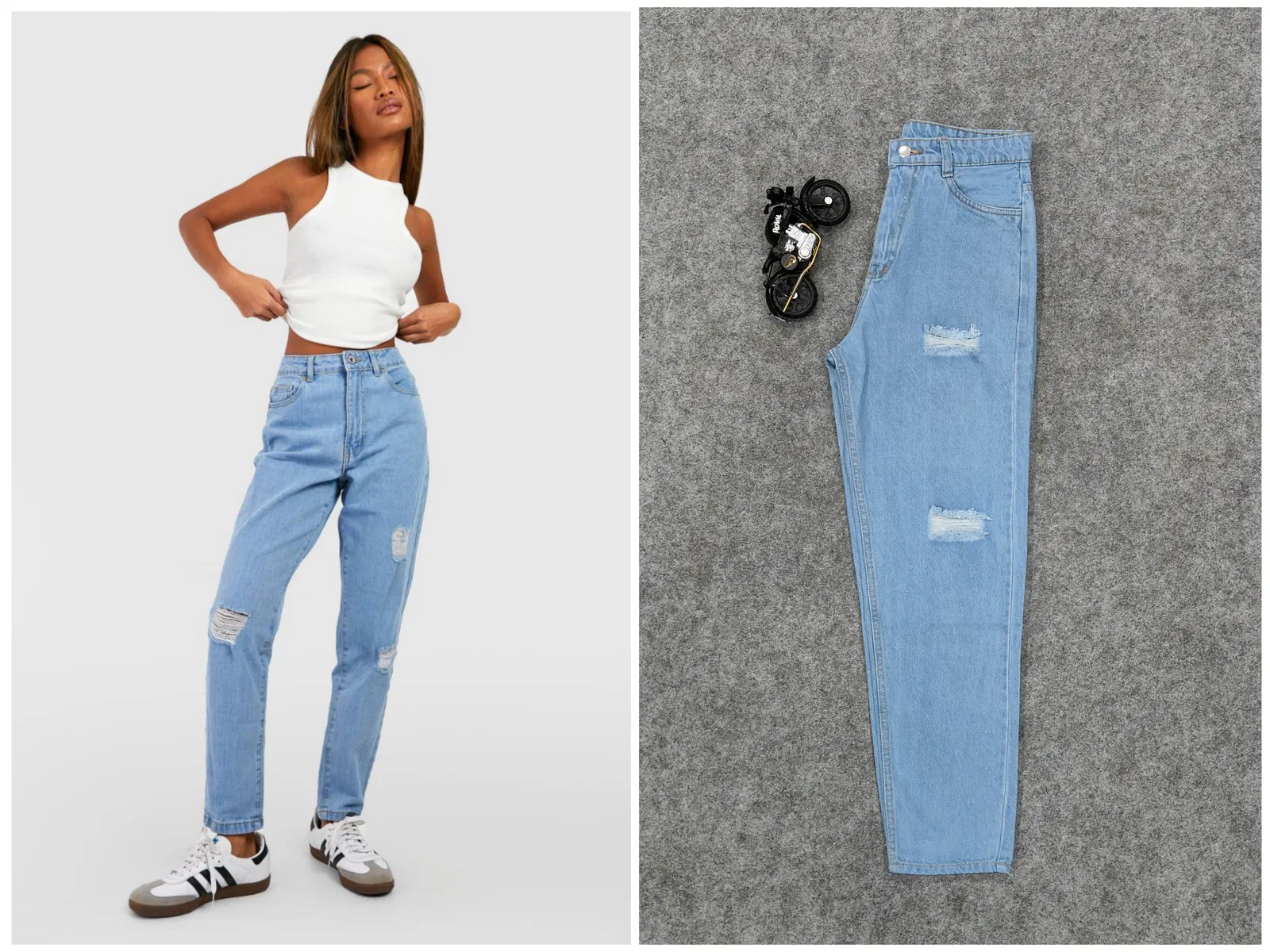 Vivda Western Funky Mom Fit Wholesale Jeans in India
 