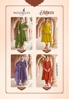 Mirza By Wooglee Viscose Threadwork Kurti With Bottom Dupatta Wholesale Market In Surat With Price