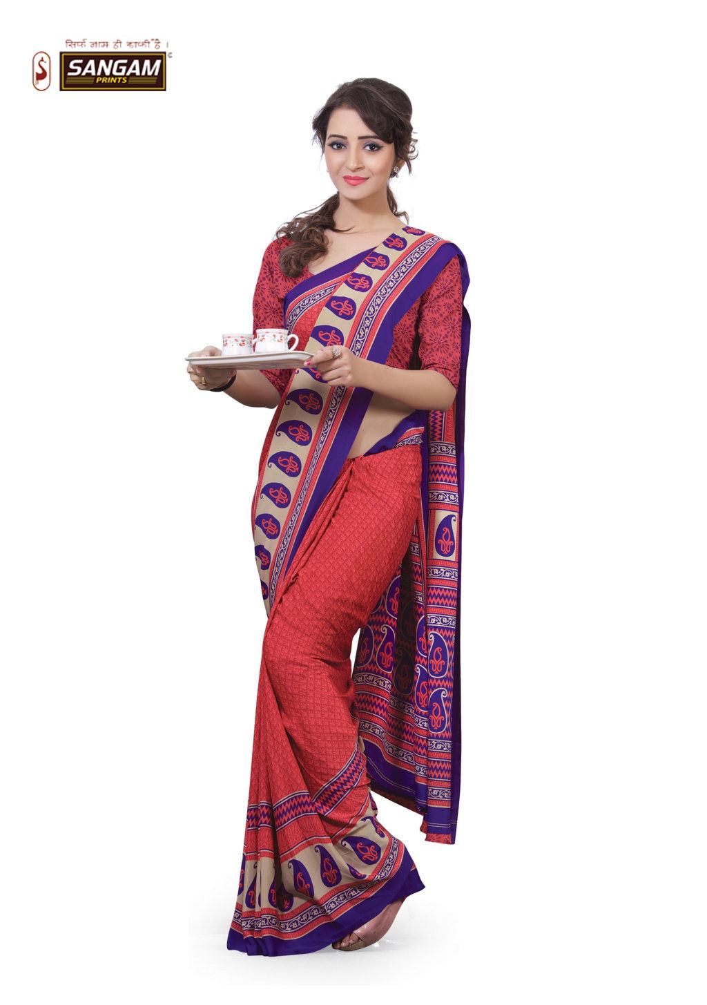 Sangam Kimora vol 1 Printed Uniform Latest Exclusive Pure Linen Casual Wear Saree Collection