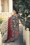 Flavia By Prm Organza Jam Silk Printed Salwar Suits Wholesale Online
